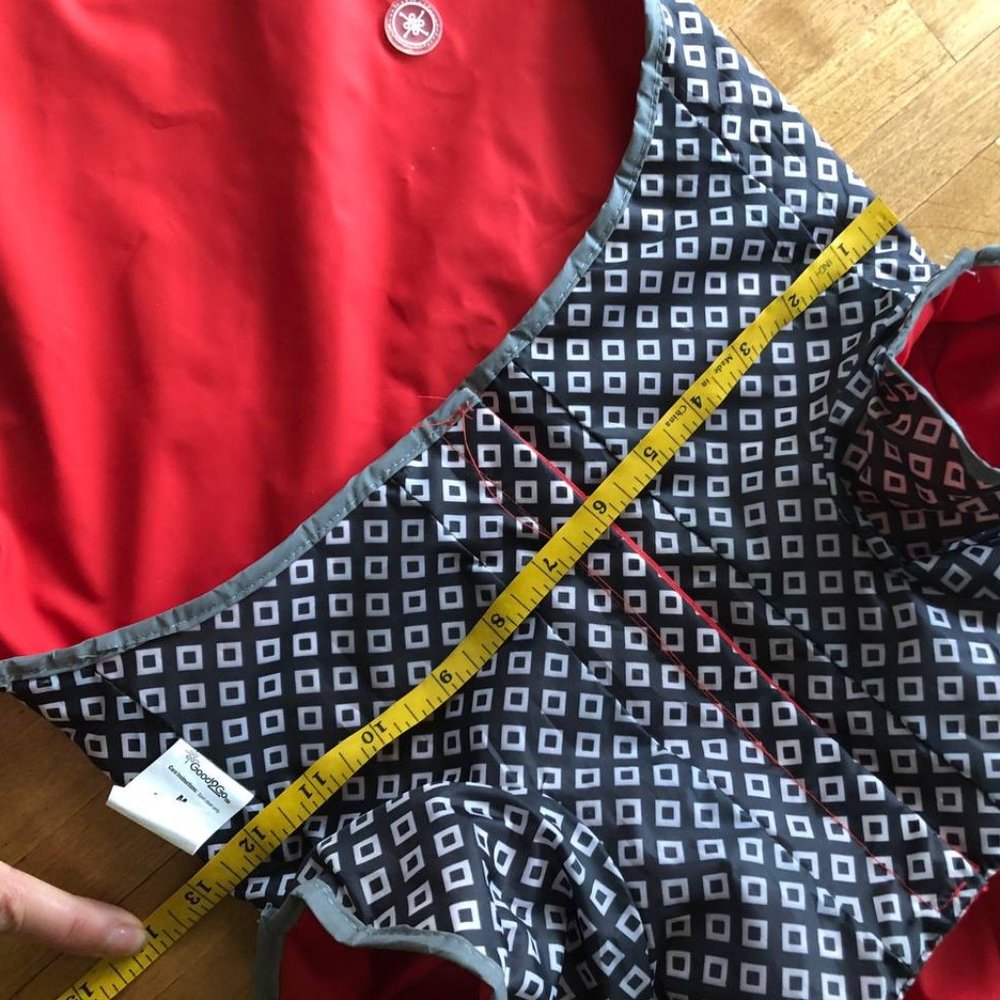 Reversible Dogs Rain Coat Jacket Waterproof + Pajamagram Cotton Dogs Shirt - Picture 4 of 16
